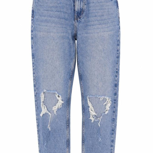 Denim & Co. Womens Blue  Denim Straight Jeans Size 8 L28 in