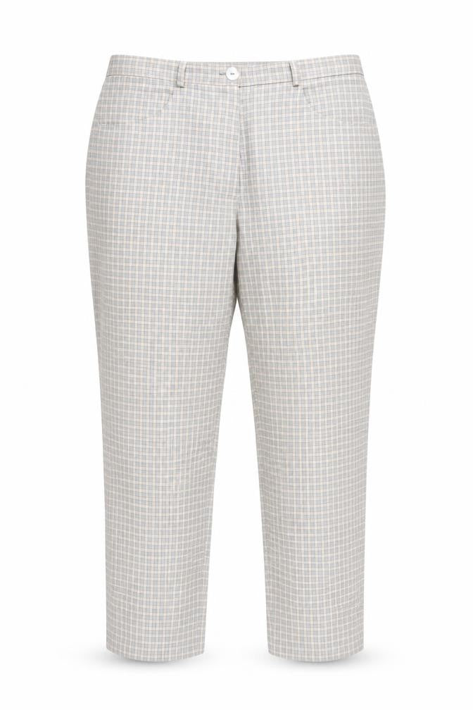 Guitano Womens Multicoloured Check  Trousers  Size 16 L26 in