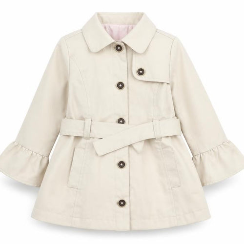 Tamari Girls Beige   Overcoat Coat Size 2 Years
