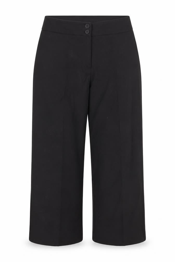 Preworn Womens Black   Trousers  Size 12 L20 in