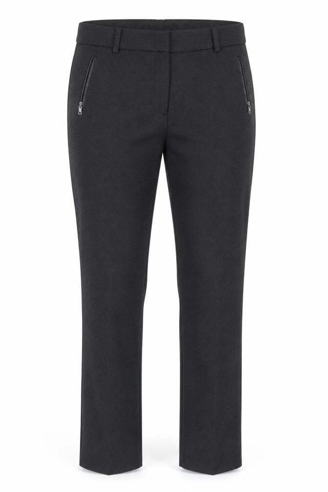 m&s Womens Black   Trousers  Size 8 L24 in