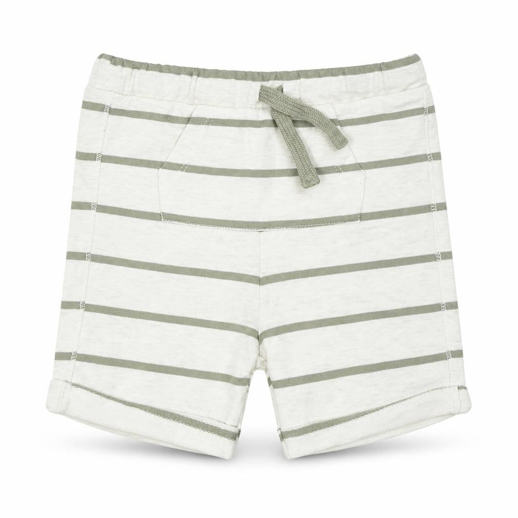 Fred & Flo Boys Beige Striped  Capri Trousers Size 9-12 Months