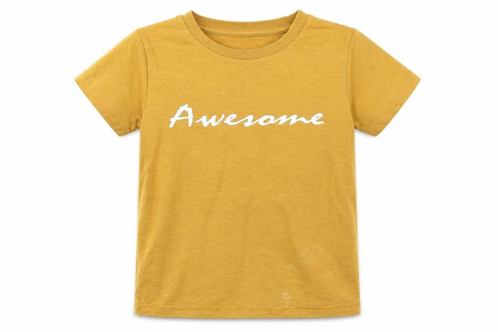 Matalan Boys Yellow   Basic T-Shirt Size 4-5 Years