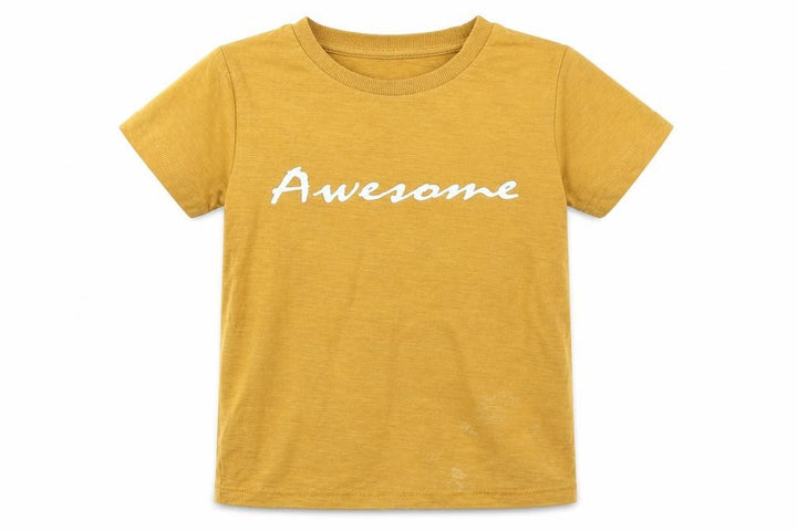 Matalan Boys Yellow   Basic T-Shirt Size 4-5 Years