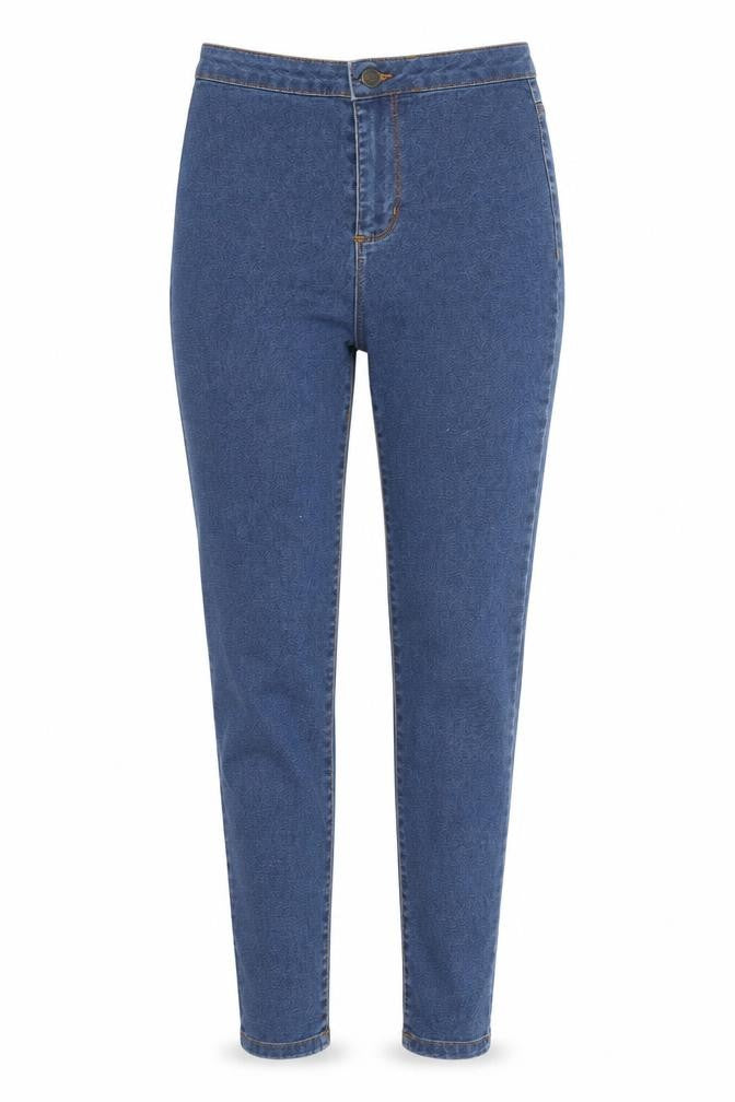 Denim & Co. Womens Blue   Skinny Jeans Size 8 L27 in