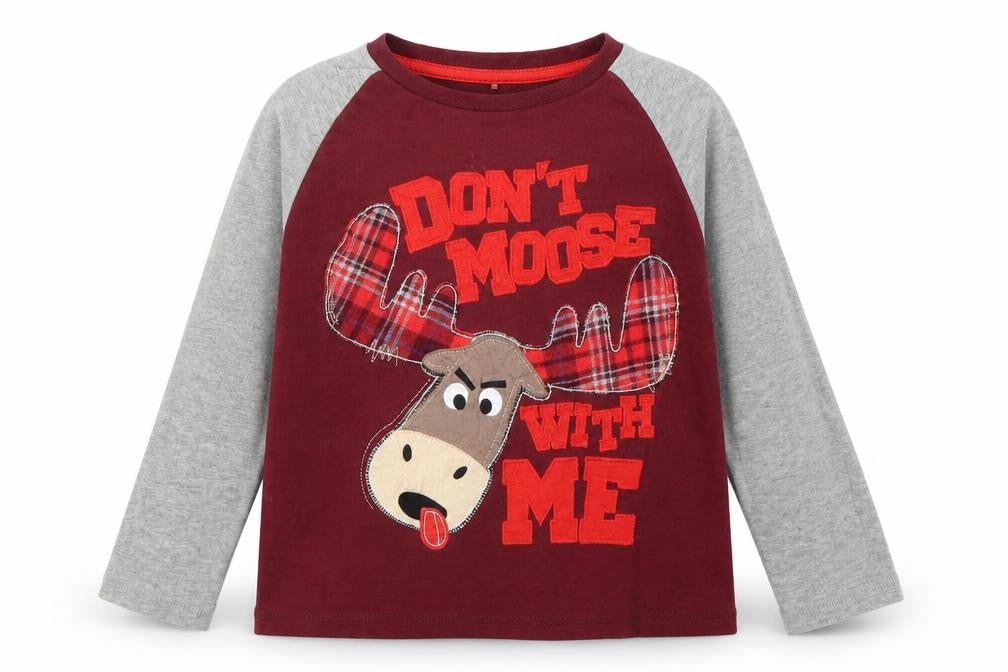 George Boys Red Animal Print  Basic T-Shirt Size 8-9 Years