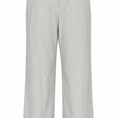 Monsoon Womens Grey Check  Trousers  Size 12 L28 in
