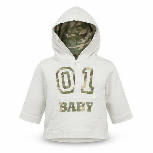 Cherokee Baby White   Pullover Jumper Size 3-6 Months  - 01 Baby