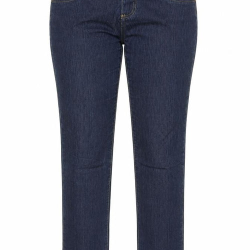 Koe Womens Blue  Denim Straight Jeans Size L L29.5 in