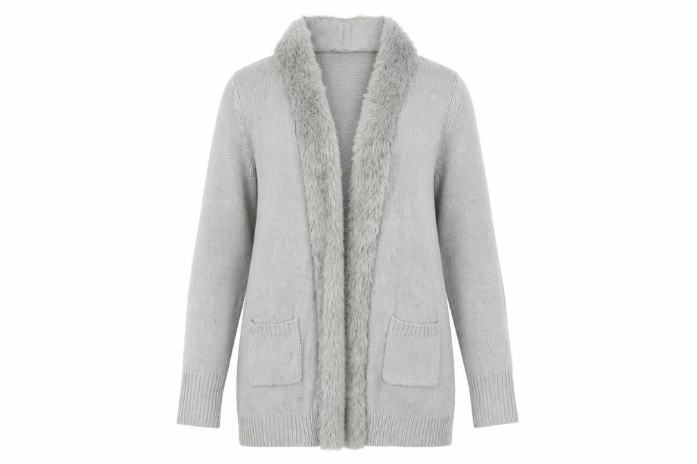 BYOU Womens Grey   Cardigan Jumper Size 12