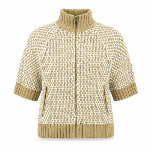Jones New York  Womens Beige   Full Zip Jumper Size M