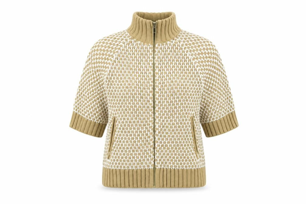 Jones New York  Womens Beige   Full Zip Jumper Size M