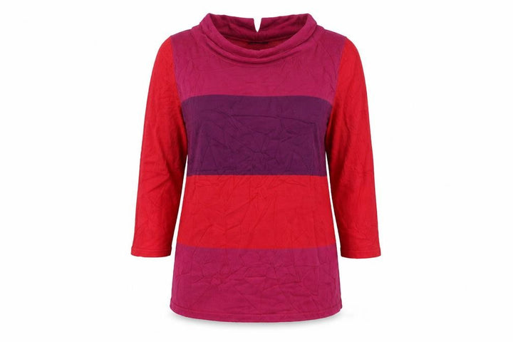 M&Co Womens Red Striped  Pullover Jumper Size 14