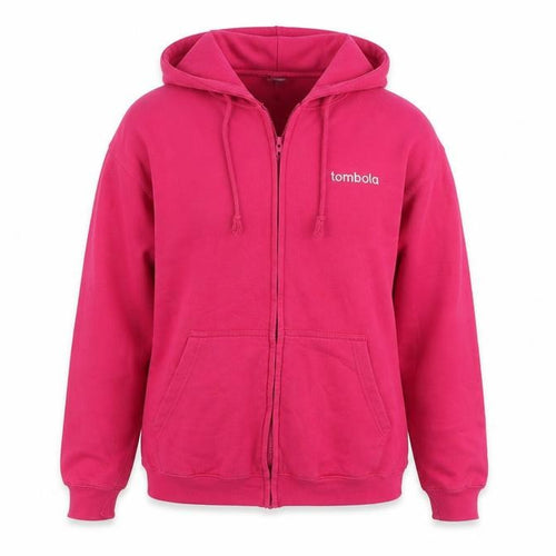 Justhoods  Womens Pink   Full Zip Hoodie Size M