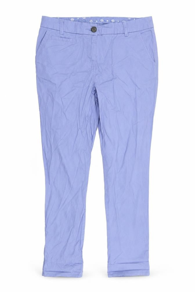 Maine Womens Blue   Capri Trousers Size 10 L27 in