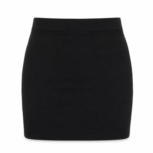 Front view of Divided women’s black flare skirt, size M