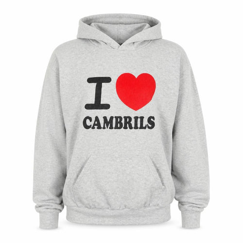 Preworn Womens Grey   Pullover Hoodie Size M  - I Love Cambrils