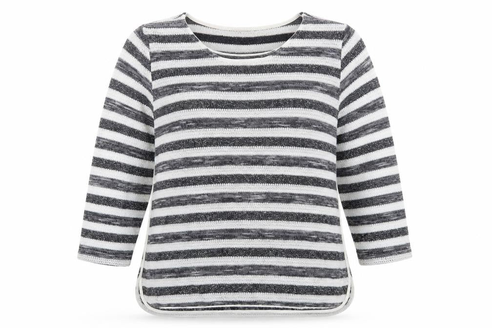Oasis Womens Blue Striped  Pullover Jumper Size L