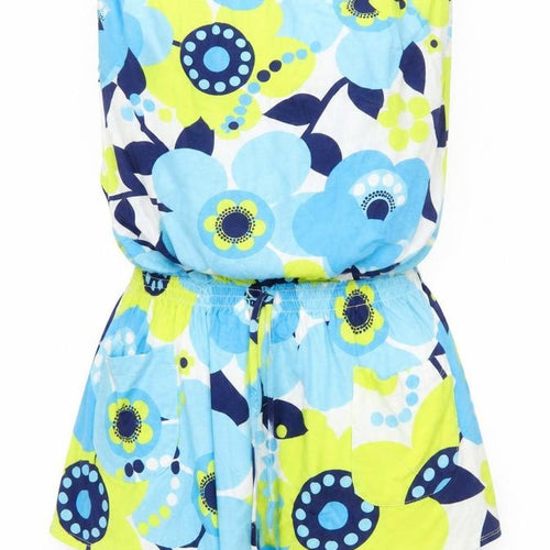 Dorothy Perkins Womens Blue Floral  Fit & Flare  Size 14