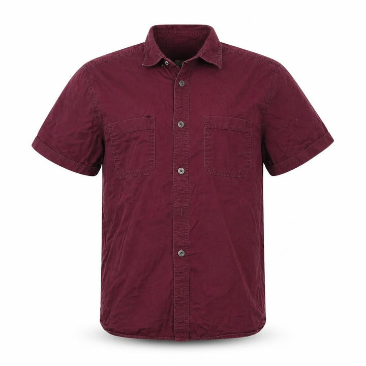 Matalan Mens Purple Button-Up Size M