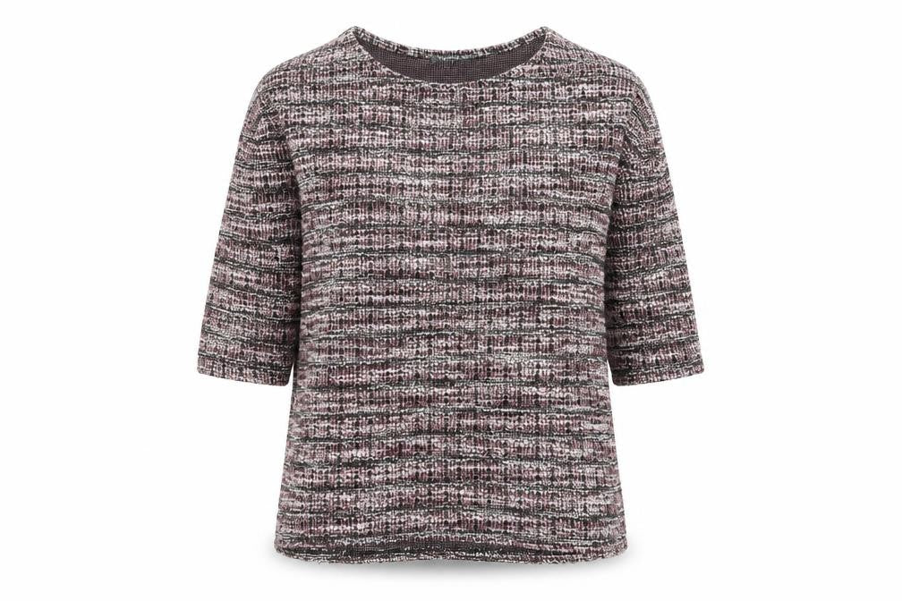 Nutmeg Womens Pink Striped Knit Pullover Jumper Size 12