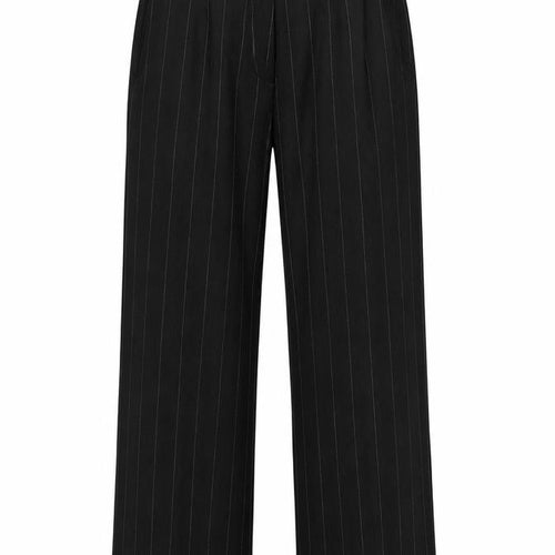 the collection Womens Black Striped  Trousers  Size 12 L27 in