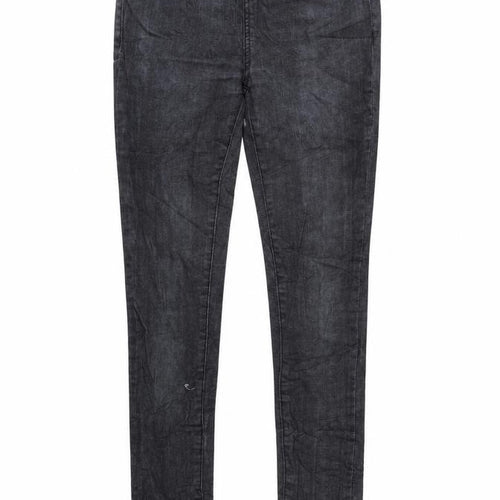Pieces Womens Black  Denim Jegging Jeans Size S L30 in