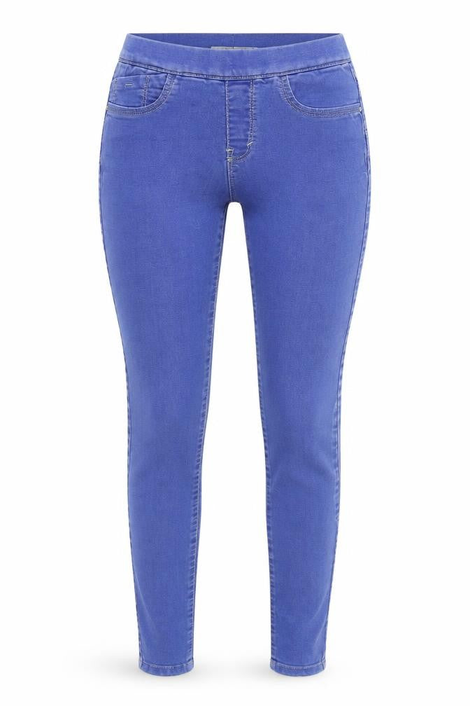 Denim & Co. Womens Blue  Denim Jegging Jeans Size 6 L28 in