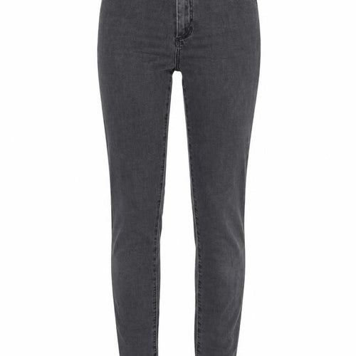 Preworn Womens Grey  Denim Skinny Jeans Size 26 in L31 in