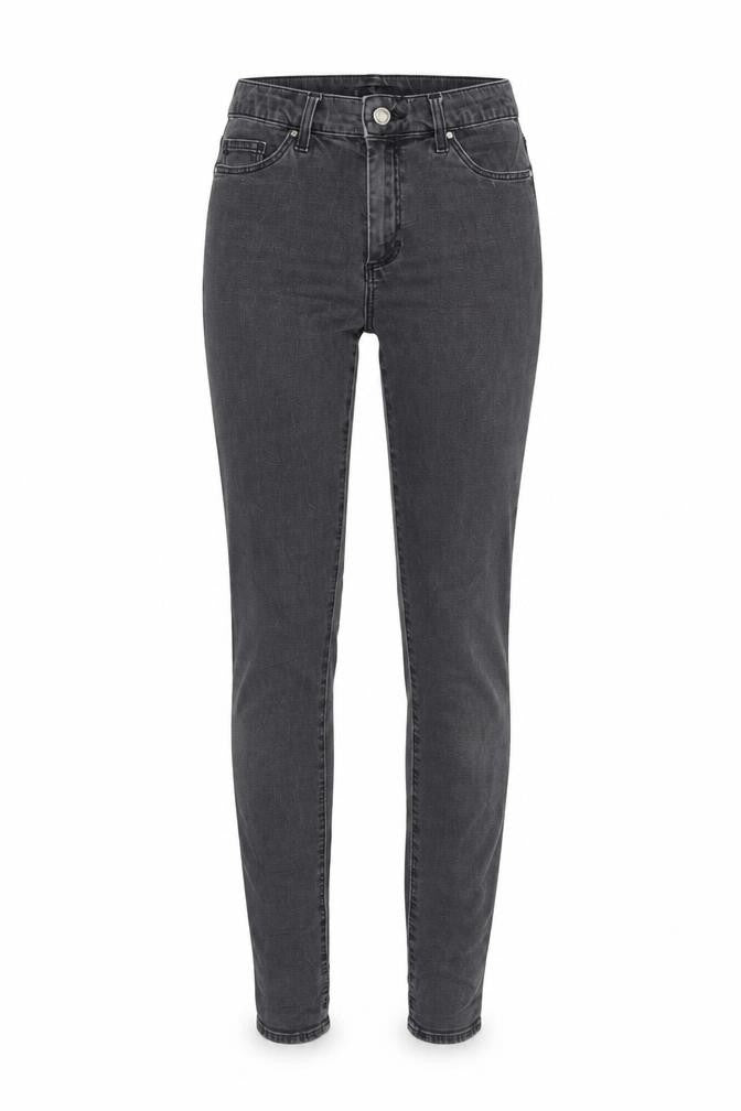 Preworn Womens Grey  Denim Skinny Jeans Size 26 in L31 in