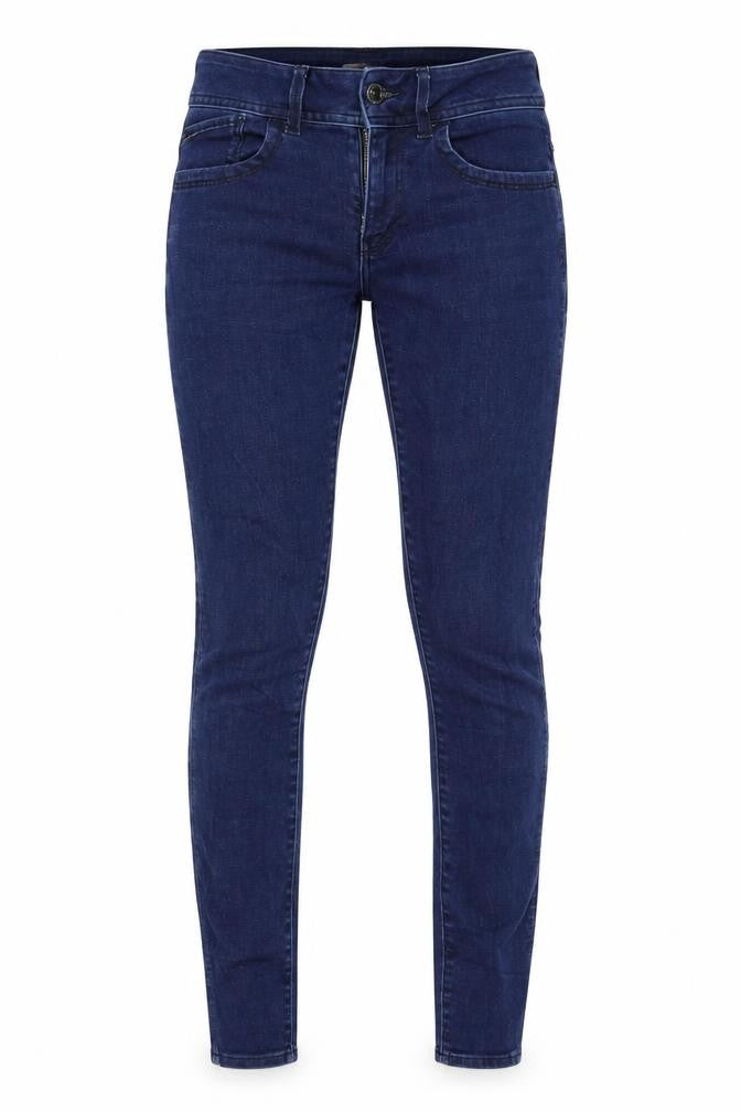 Preworn Womens Blue  Denim Skinny Jeans Size 28 in L30 in