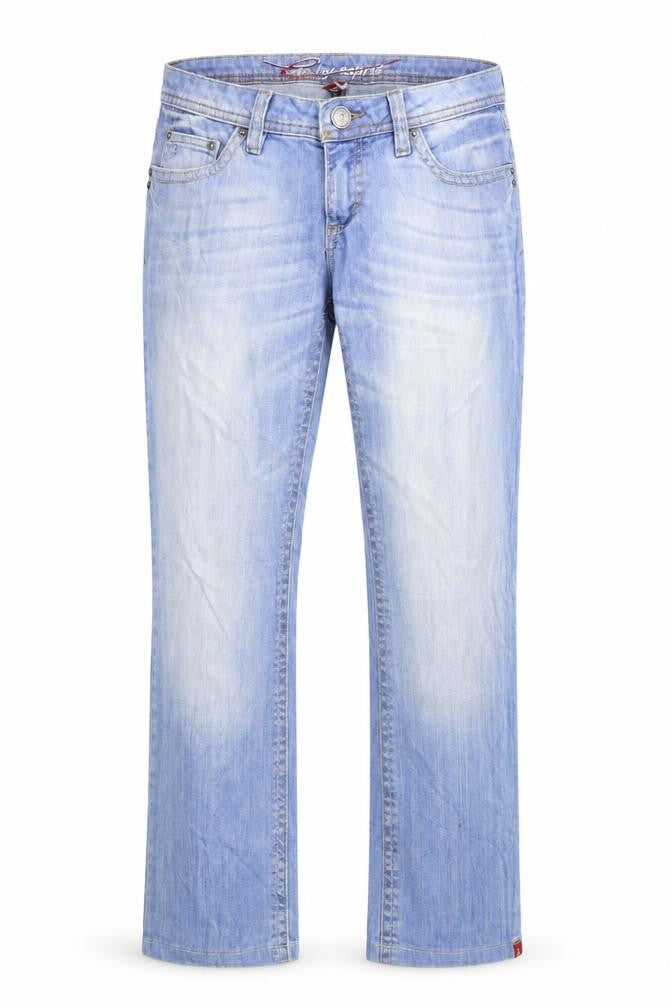 EDC Womens Blue  Denim Straight Jeans Size 32 in L28 in