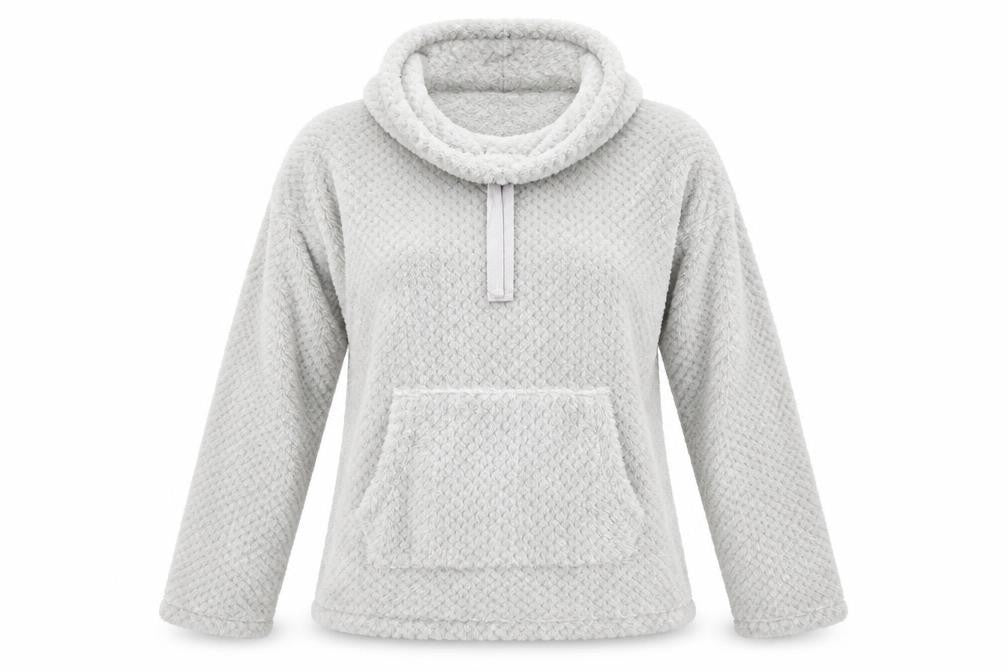 Front view of F&F women’s grey jumper, size L