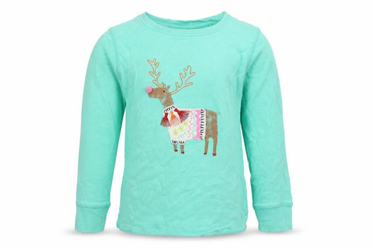 Front view of Next boys’ green pullover sweatshirt, size 5, years