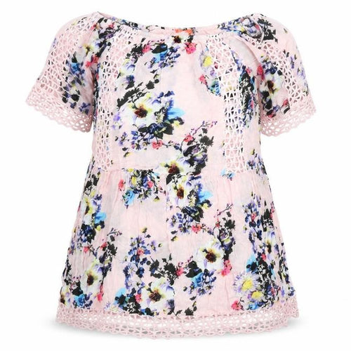 rires riort Womens Pink Floral  A-Line  Size S