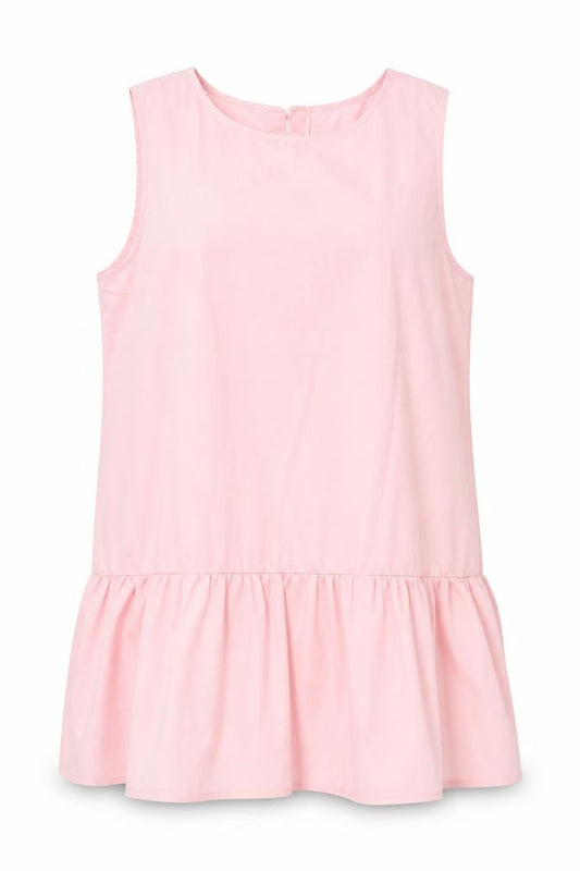 Front view of women’s pink a-line, size 2XL