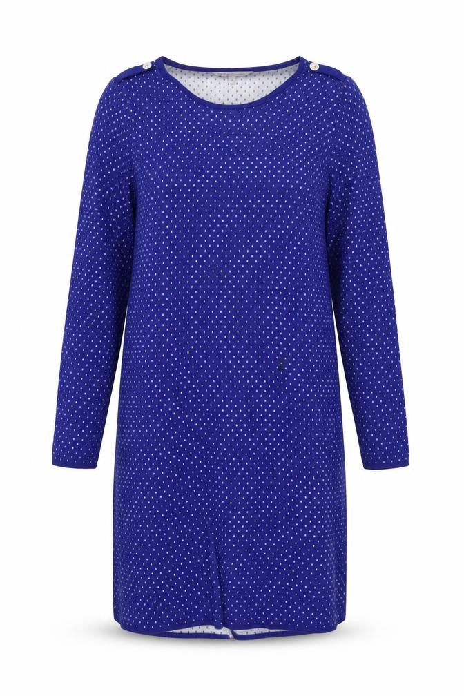 Salty Crew Womens Blue Polka Dot  A-Line  Size 12