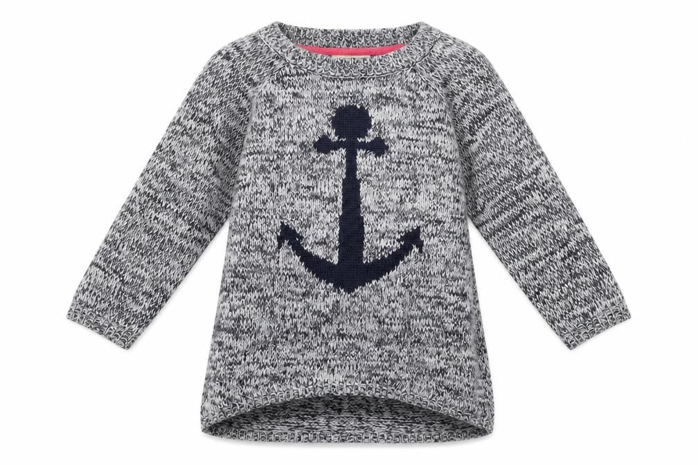 New Look Womens Grey  Knit Pullover Jumper Size 8