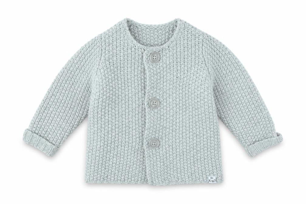 Front view of George boys’ grey jacket, size 3-6, months