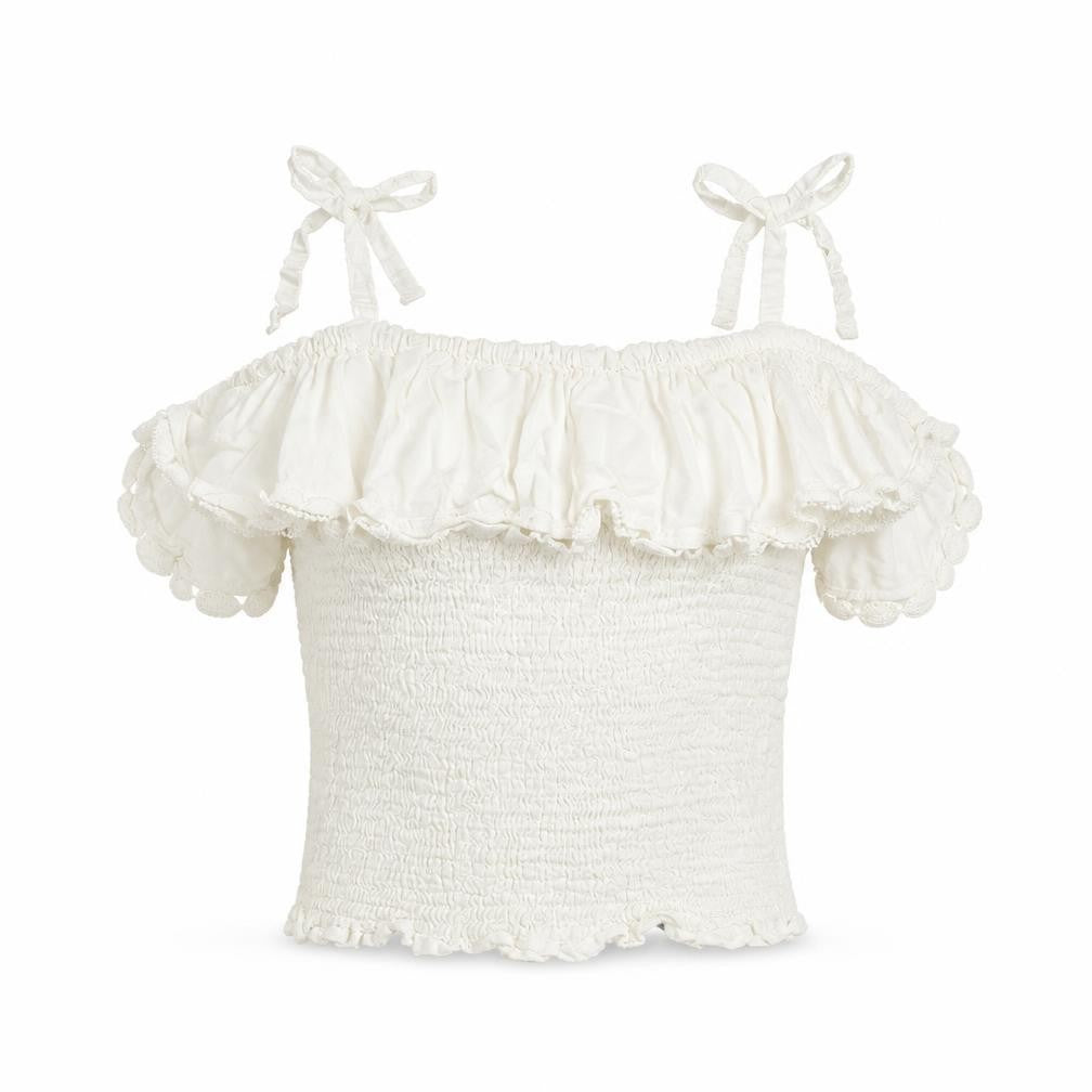 By Very Girls White   Basic T-Shirt Size 10 Years