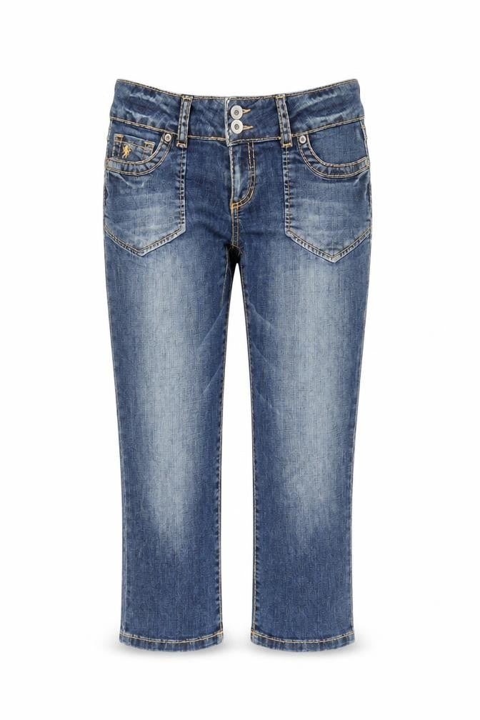 CDC Womens Blue  Denim Cropped Jeans Size 30 in L23 in