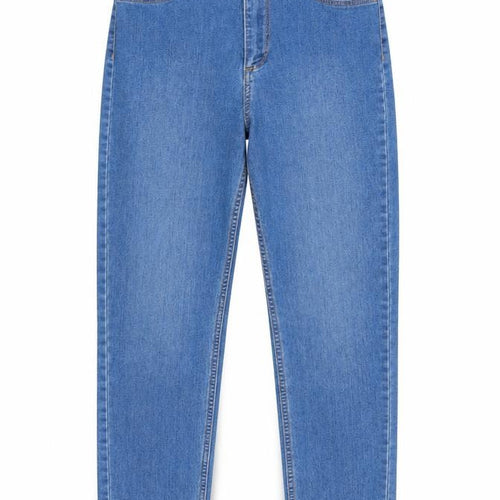 /denim Womens Blue  Denim Straight Jeans Size 31 in L26 in - Waist sewn in
