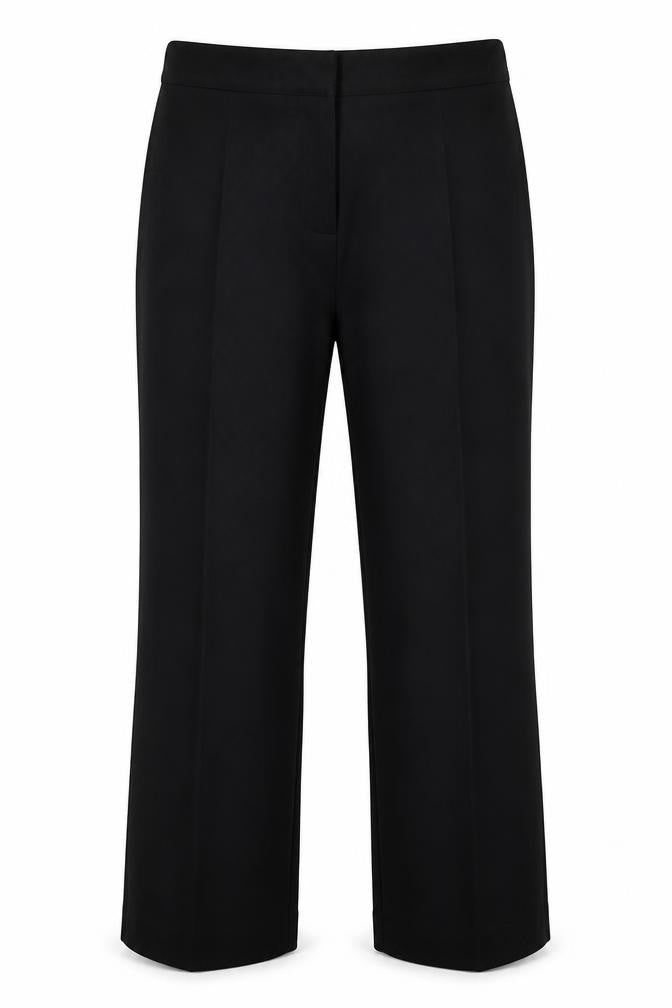 Mia Moda Womens Black   Trousers  Size 12 L25 in