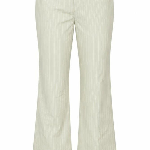 Marks & spencer Womens Brown Striped  Trousers  Size 14 L26 in