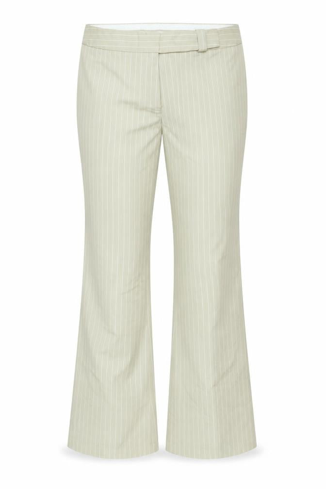Marks & spencer Womens Brown Striped  Trousers  Size 14 L26 in