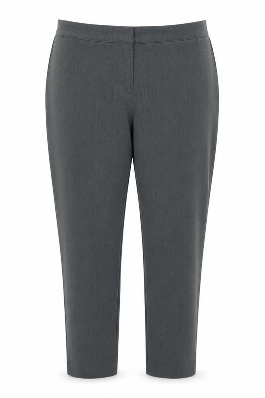 Front view of Classics women’s grey trousers, size UK 14, 26-inch leg