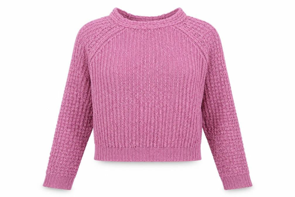 Front view of Dorothy Perkins women’s pink jumper, size UK 12