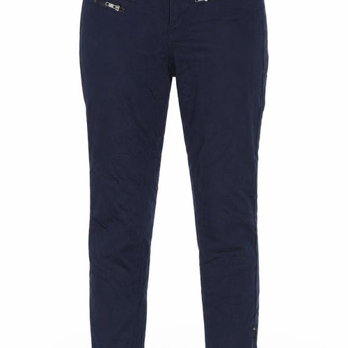 zavanna Womens Blue   Trousers  Size 8 L30 in