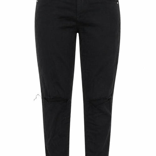 GOODIES Womens Black   Skinny Jeans Size 30 in L26 in - RIPPED JEANS