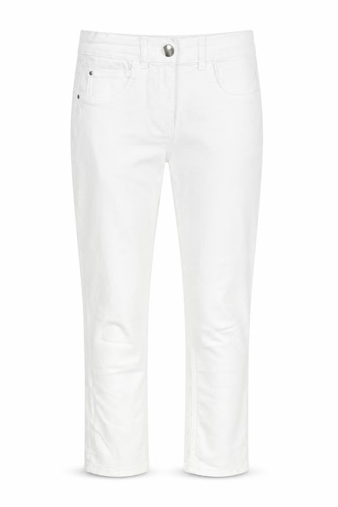 George Womens White   Straight Jeans Size 10 L22 in